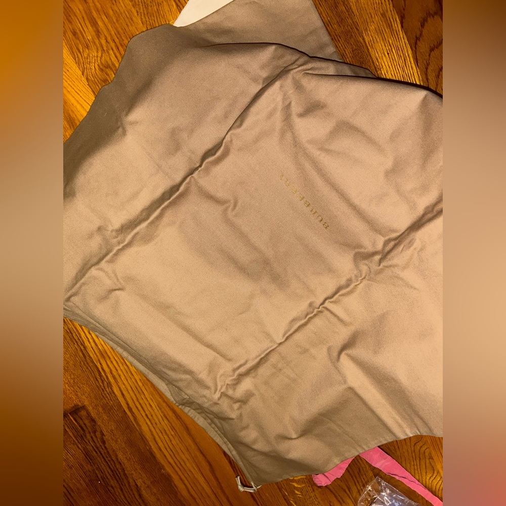 Burberry diaper bag dust bag ONLY